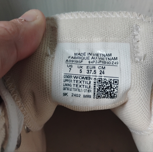 EUC Chuck All Star Lift Platform Converse - Picture 10 of 10